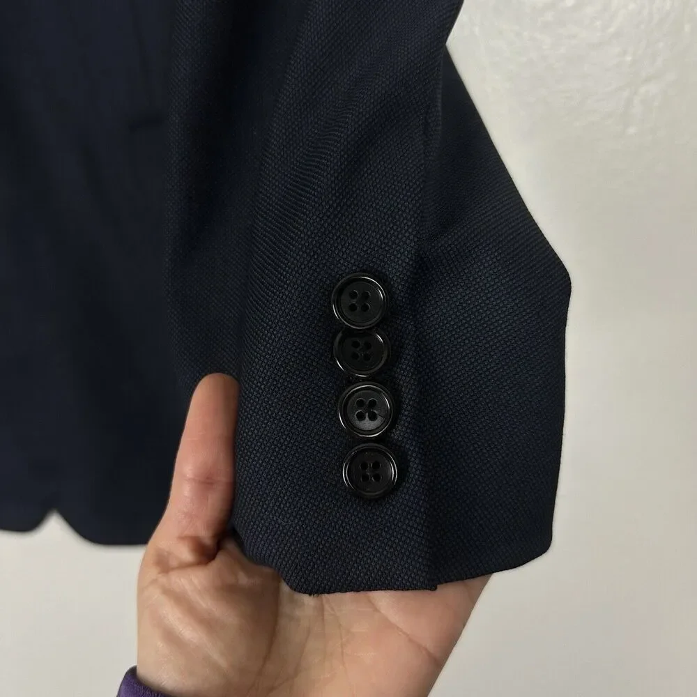 Loro Piana Men's Navy Blue Sport Coat Blazer